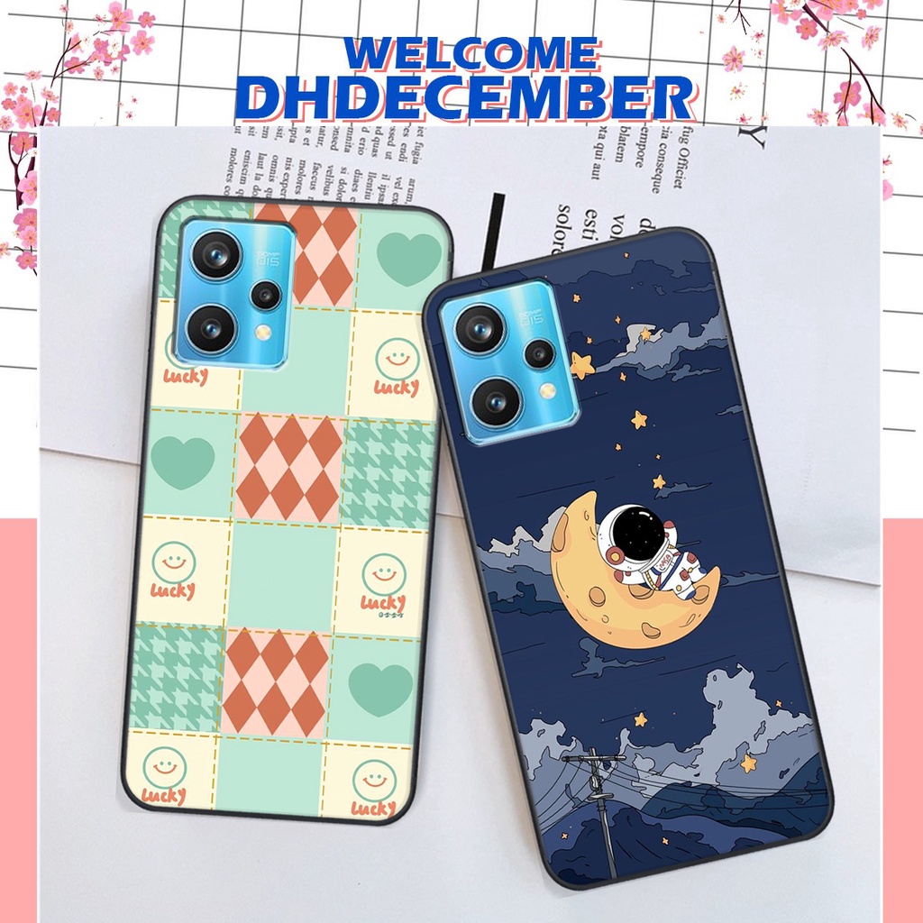 Ốp lưng Realme 9 PRO in hình tim, kẻ vuông mẫu mới CỰC XINH