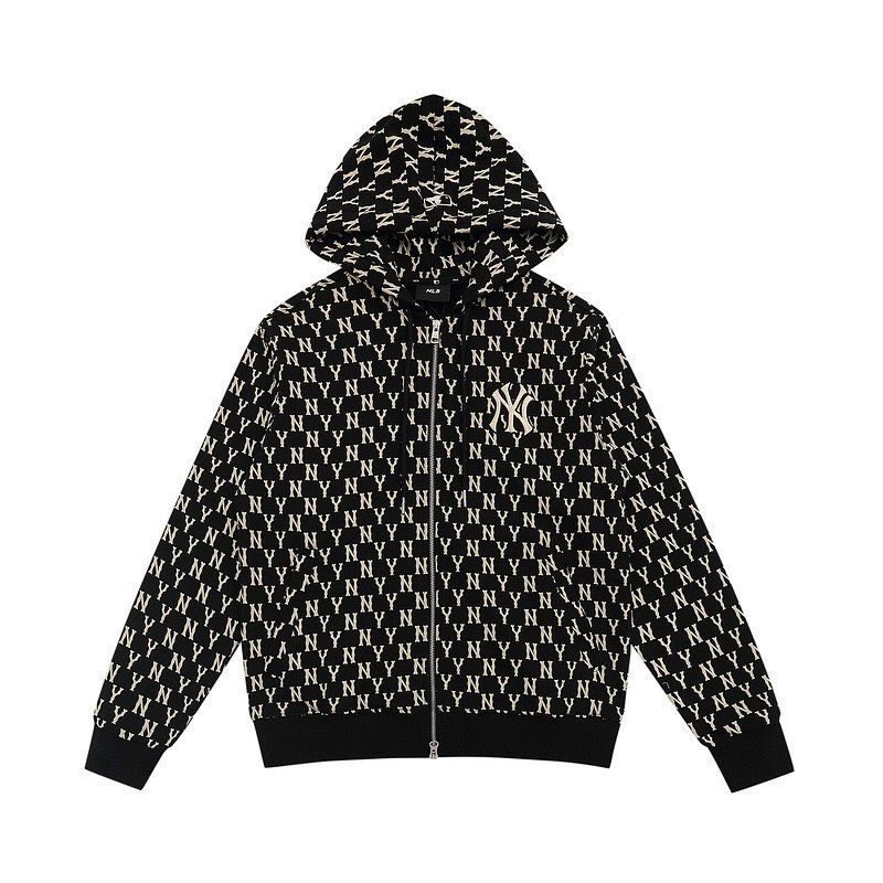 Hoodie Zip MLB MonogramVải cotton 100%