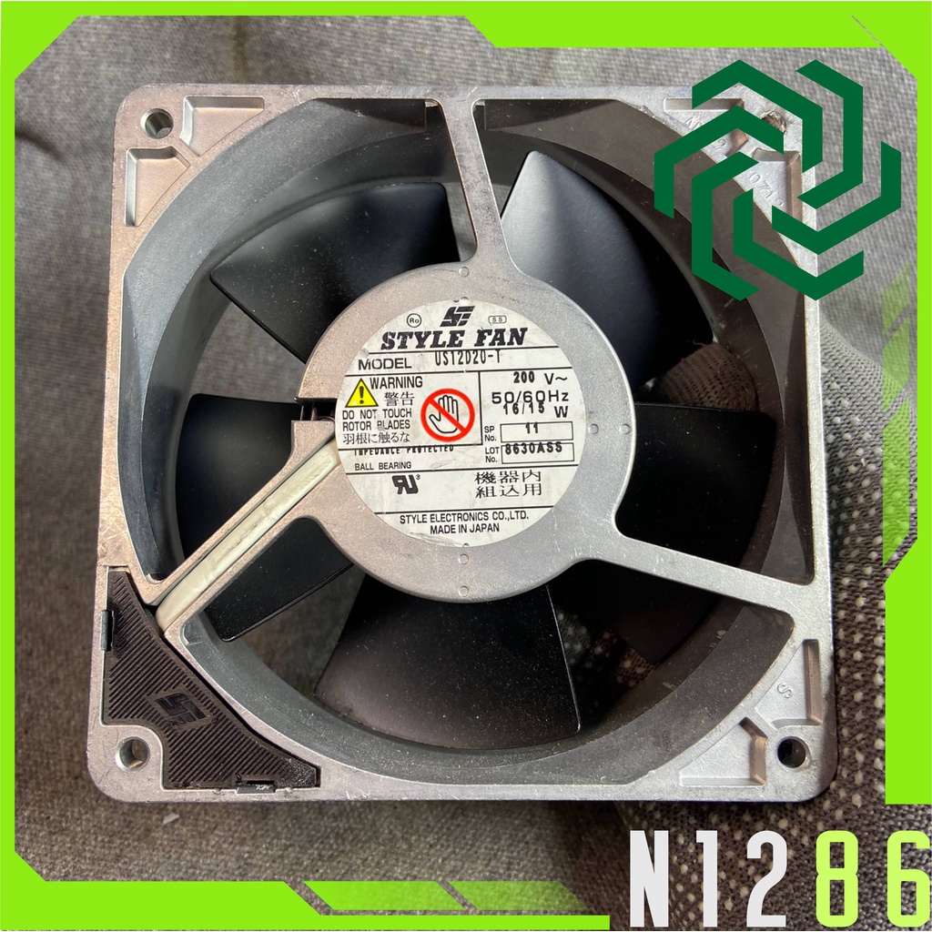 QUẠT 12 cm 220V 16 / 15 W. Style Fan - Japan GIÓ MẠNH VÀ ÊM. US12D20-1