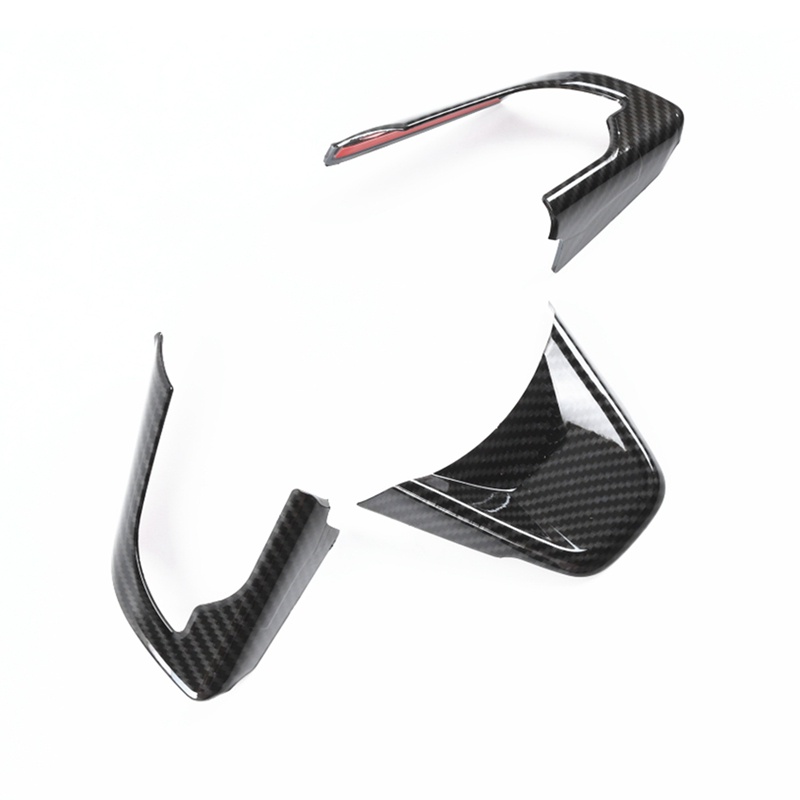 Miếng Dán Trang Trí Vô Lăng Xe Hơi Suzuki Jimny 2019 2020 2021 2022 Bằng ABS Họa Tiết Sợi Carbon