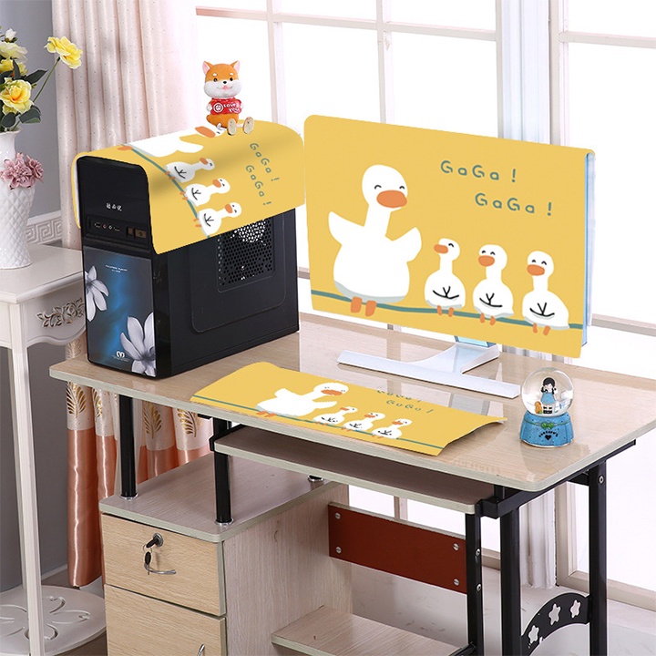 Khăn phủ màn hình máy tính để bàn, tấm che bụi bàn phím