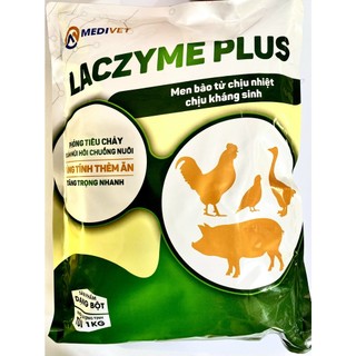 Men tieu hoá Laczyme Plus Giảm tieu chảy tốt đuong ruột, giảm mui hôi chuong trại