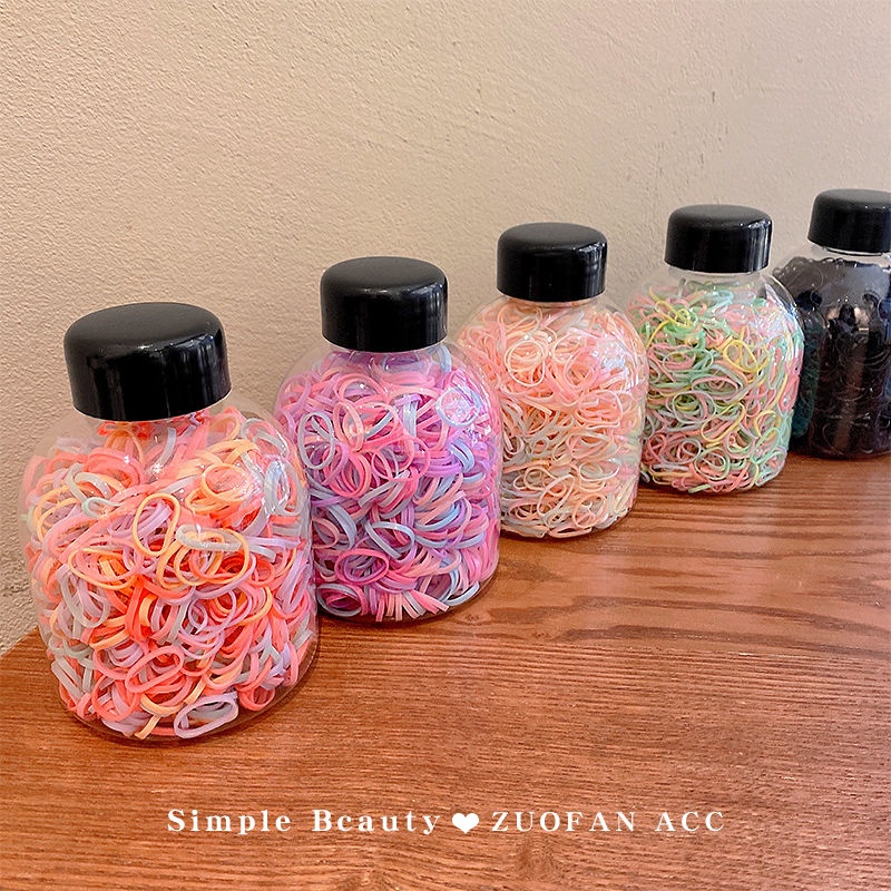 Dây Buộc Tóc Cao Su Co Giãn Nhiều Màu Sắc Dành Cho Trẻ Em