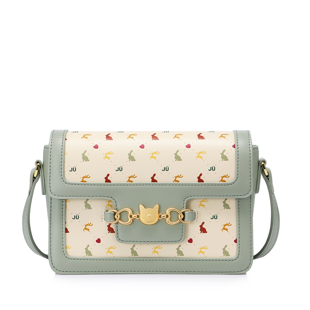 Túi đeo chéo nữ Just Star thời trang năng động ViAnh Store 172682 khóa charm mèo