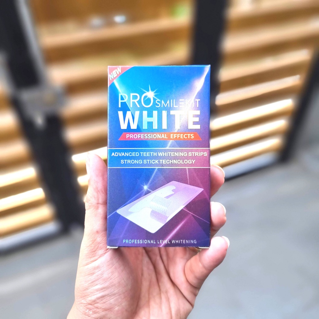 Miếng dán trắng răng Prowhite SmileKit 3D White chính hãng - Hộp 7 miế