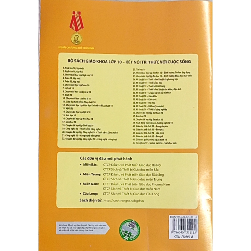 Sách - Chuyên đề học tập Toán 10