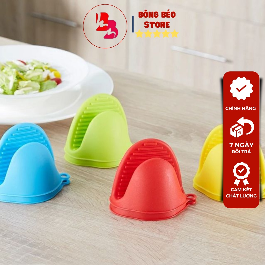 Bộ 2 miếng kẹp nồi silicone chống nóng bao xài tiện dụng