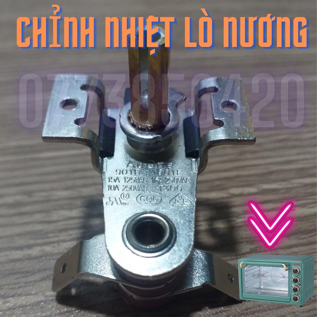 Bộ chỉnh nhiệt độ từ 0 đến 250 dùng cho lò nướng Gali, Sanaky, lò thủy tinh, nồi chiên không dầu, bếp điện 16a 250v
