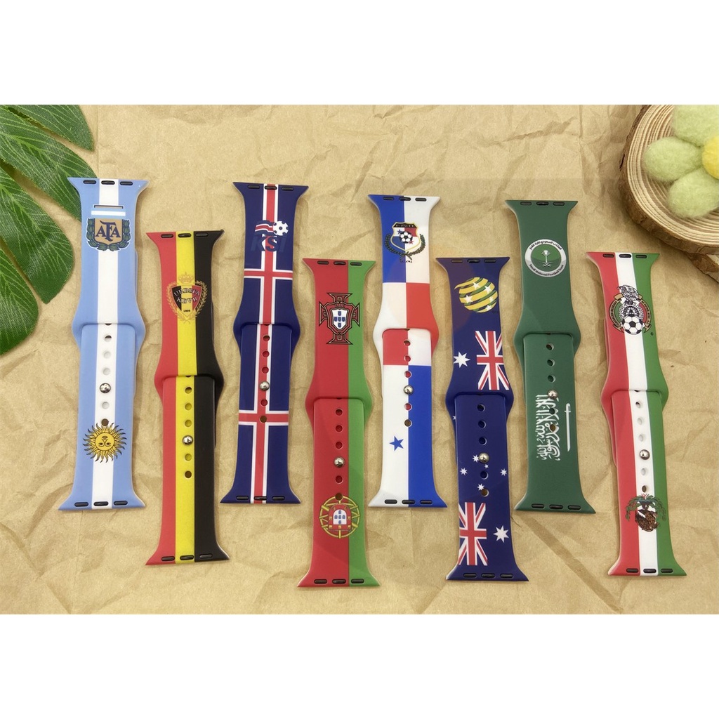 Dây Đeo Đồng Hồ Bằng Silicone Cho iWatch7 / 6 / 5 / 4 / 3 / 2 / 1 / SE Generation 38 / 40 / 41 / 42 / 44 / 45