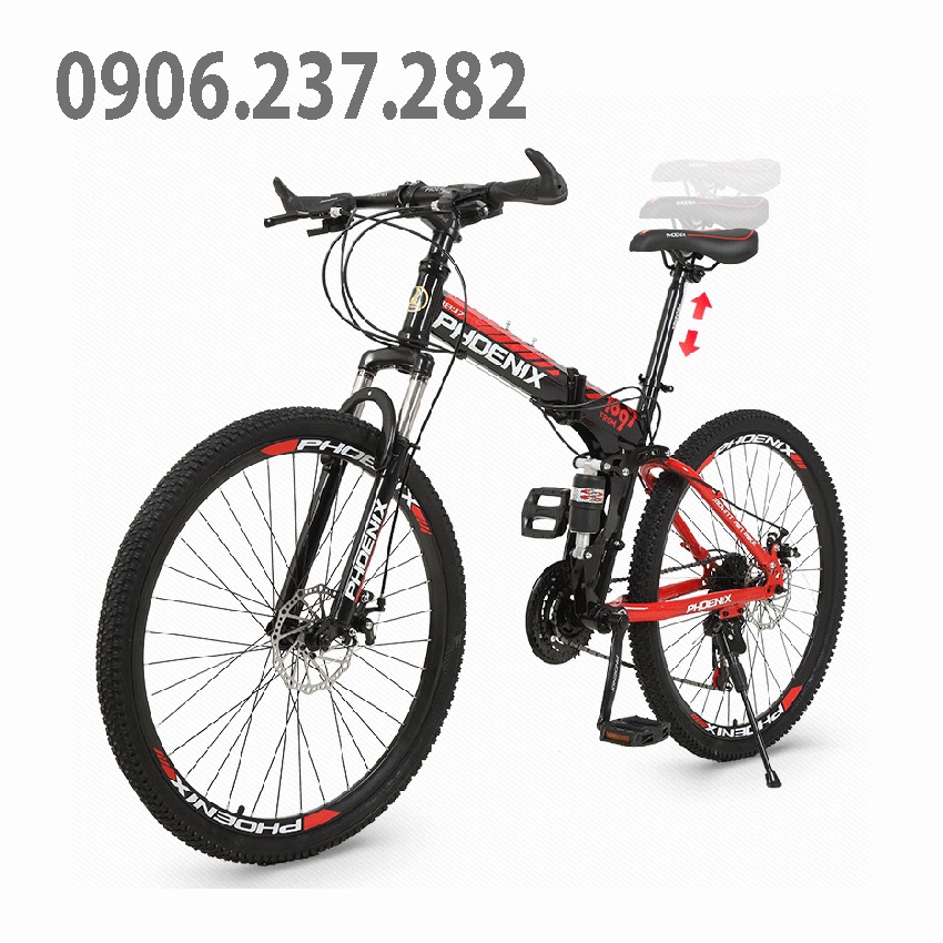 Xe đạp thể thao đường phố PHOENIX 26inch khung thép hợp kim cao cấp có 3 đĩa và nhiều tốc độ - xe đạp gấp gọn