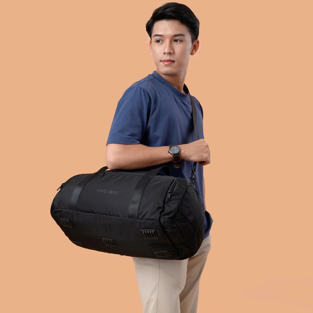 Túi du lịch Kingbag Sky vải trượt nước, sức chứa lớn, có ngăn để giày - Hàng Chính Hãng