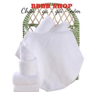Khăn Tắm, Khăn mặt Trắng Riotex không xù lông kích thước 35x75cm