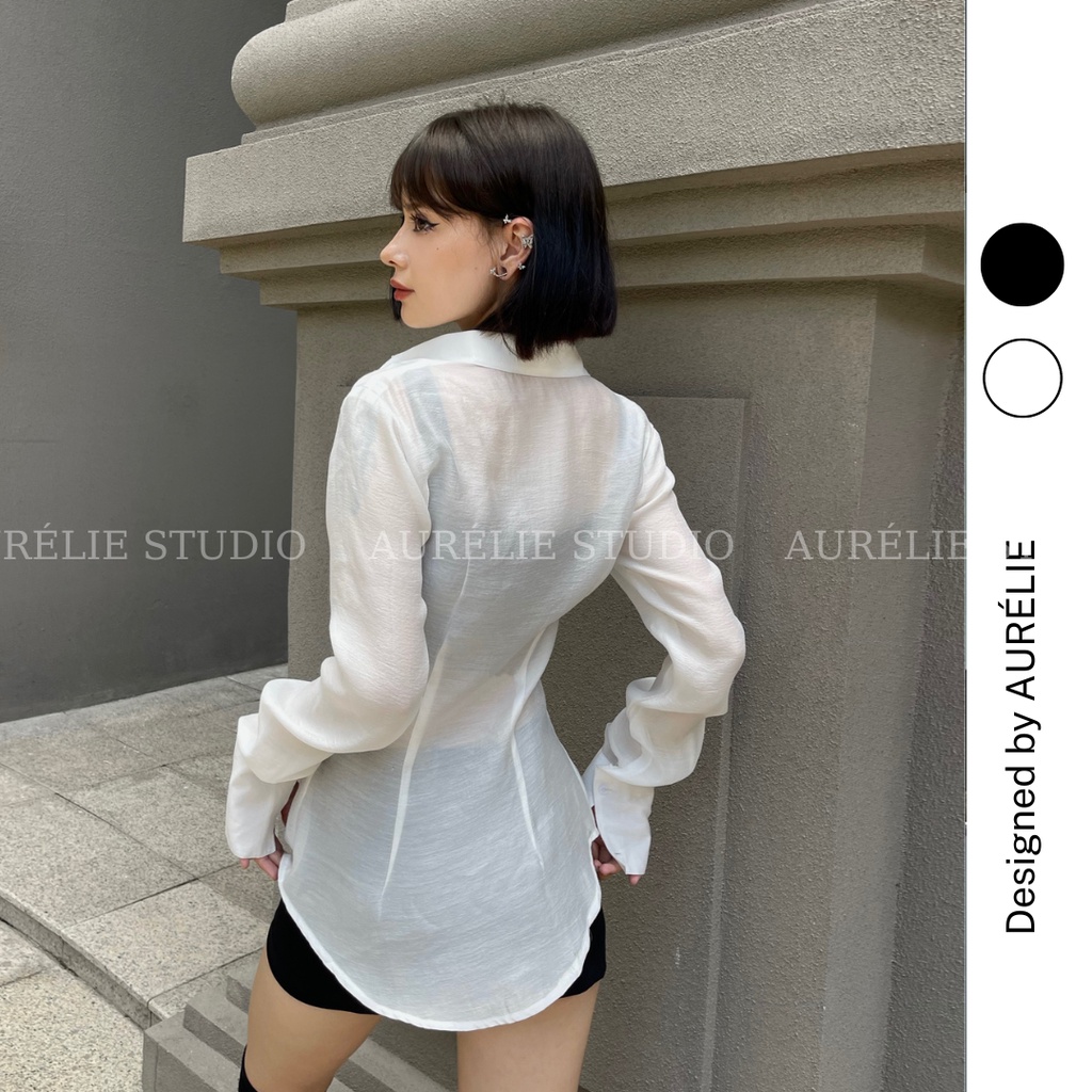 Áo sơmi sợi tơ HEBE SHIRT by AURÉLIE