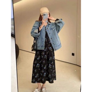 Đầm Vintage hoa nhí Hàn Quốc