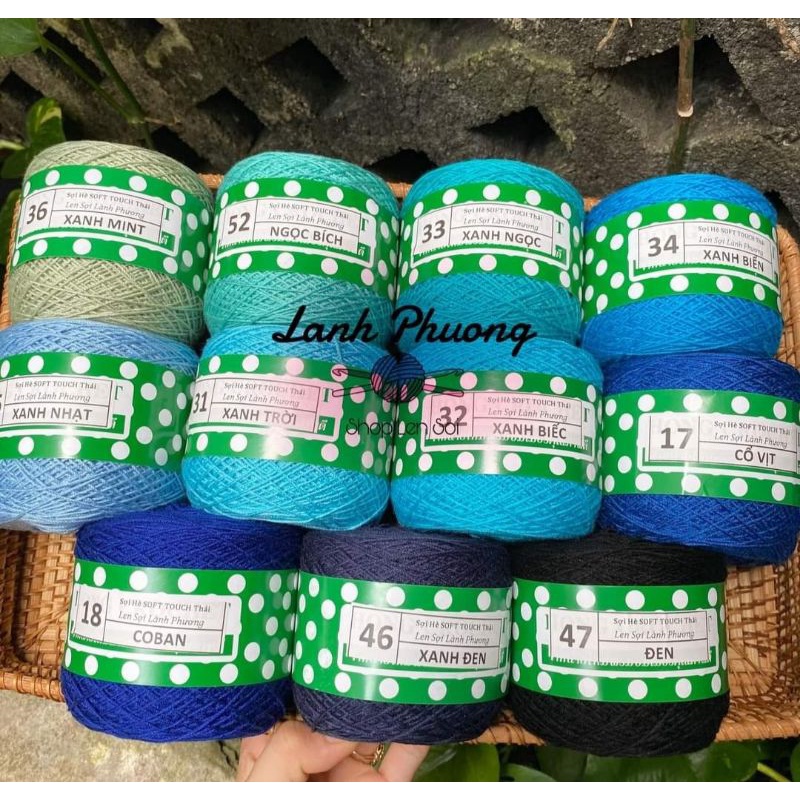 Sợi Soft Touch Thái _ sợi đan móc mùa hè êm nhẹ mát