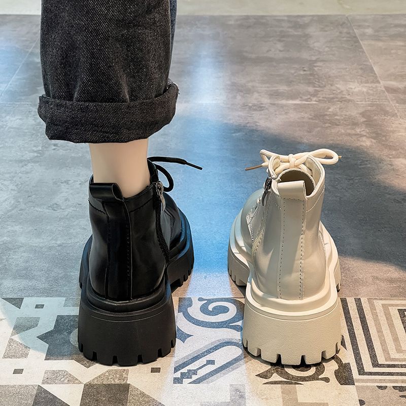 Giày lolita giày oxford Giày Bốt Martin Đế Dày Phong Cách Anh Quốc Thời Trang Thu Đông Mới 2022