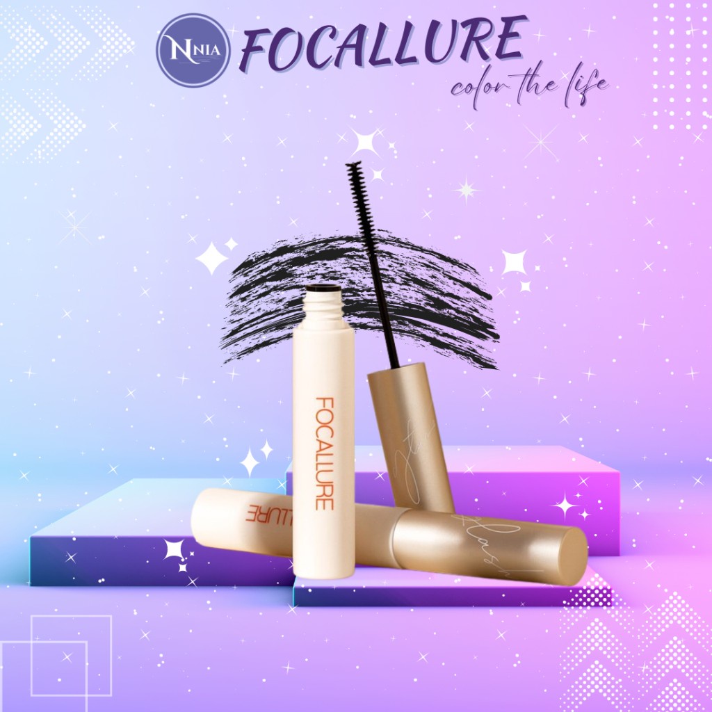 Mascara FOCALLURE đầu cọ 3mm, chống nước