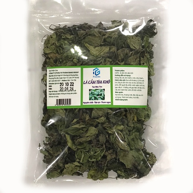 Lá Cẩm Tím Khô Tgfoods Túi 20g Tạo Màu Tím Cho Xôi Và Bánh