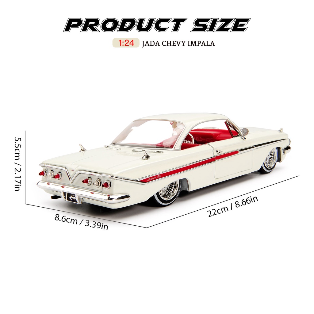 Mô Hình Xe Hơi Chevrolet Cổ Điển 9 Màu Tỉ Lệ 1 / 24