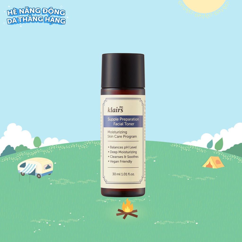 [HÀNG QT KHÔNG BÁN] Dear Klairs Supple Preparation Toner mini 30ml