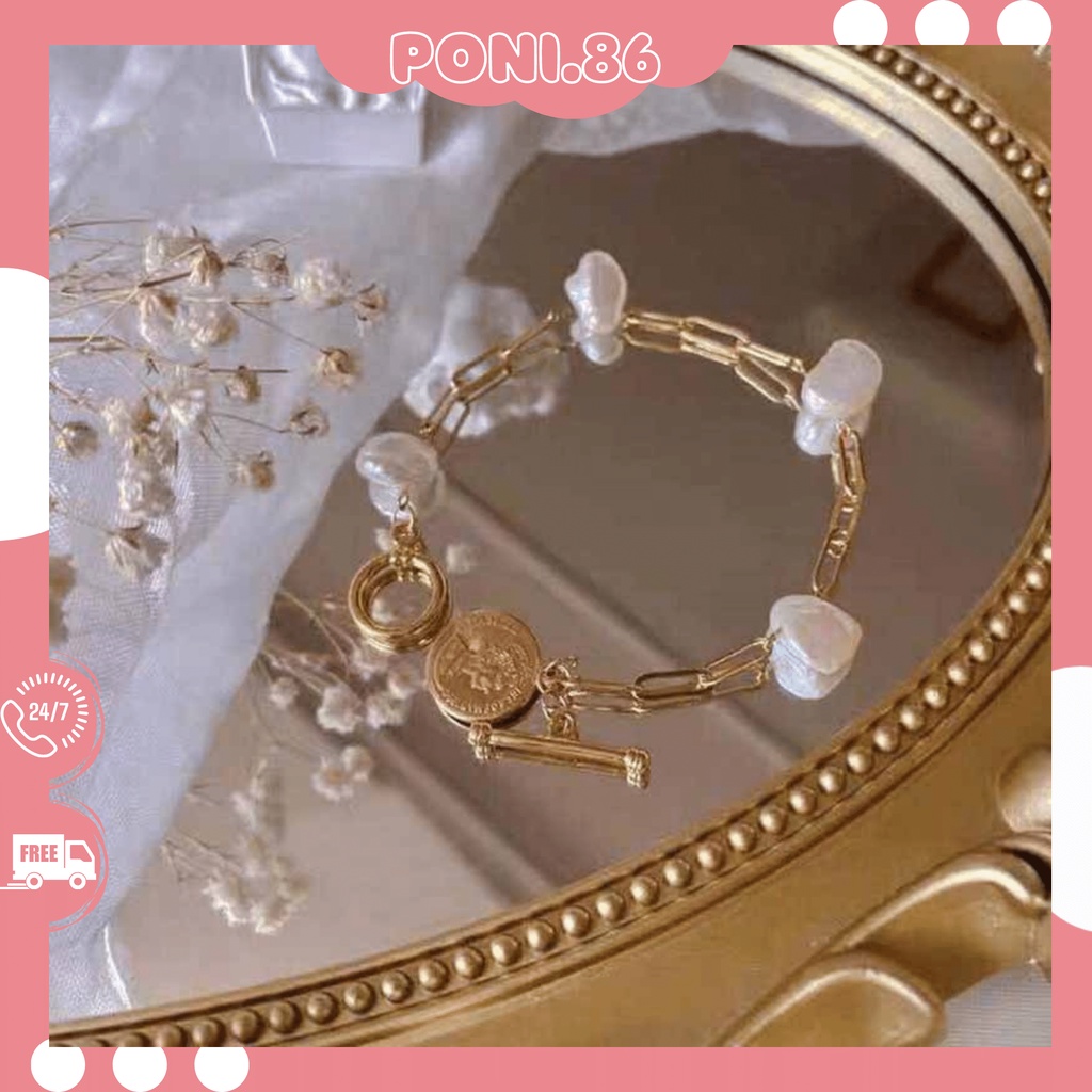 Vòng tay thời trang đơn giản tiểu thư sang chảnh Phong cách Hàn Quốc