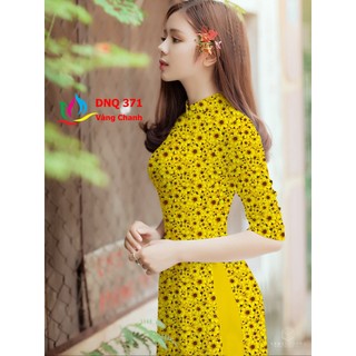 Vải áo dài hoa nhí