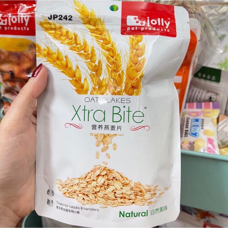 Hạt Yến Mạch Jolly Oat Flakes Xtra Bite cho Hamster | Thú Nhỏ 200g