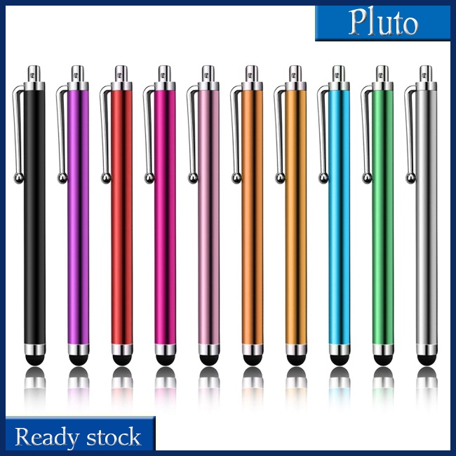 Mới Bút Cảm Ứng Màn Hình Bằng Hợp Kim Nhôm Kèm Kẹp Chuyên Dụng Cho Máy Tính Bảng