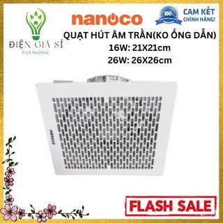 Quạt Hút Âm Trần Chính Hãng Nanoco