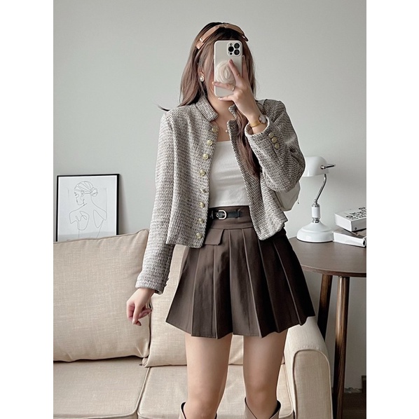 Áo khoác dạ tiêu phong cách Hàn Quốc (hàng sẵn)