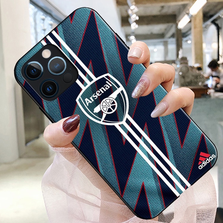 Ốp Điện Thoại Silicon Dẻo In logo Đội Bóng Arsenal Cho iPhone 7 8 7 + 8 + 6 + 6S + XR XS Max 5 5s EDC9