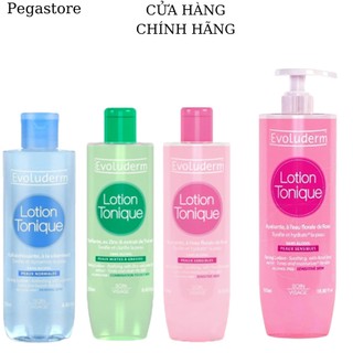 Nước Hoa Hồng Evoluderm Lotion Tonique Toning Lotion Sensitive Skin toner 250ml/500ml