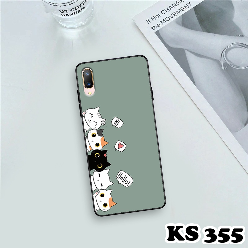 Ốp lưng Vivo V11 - V11i - V11 Pro - Ốp Vivo in hình Cat&amp;Bear đáng yêu - Chất liệu TPU siêu bền