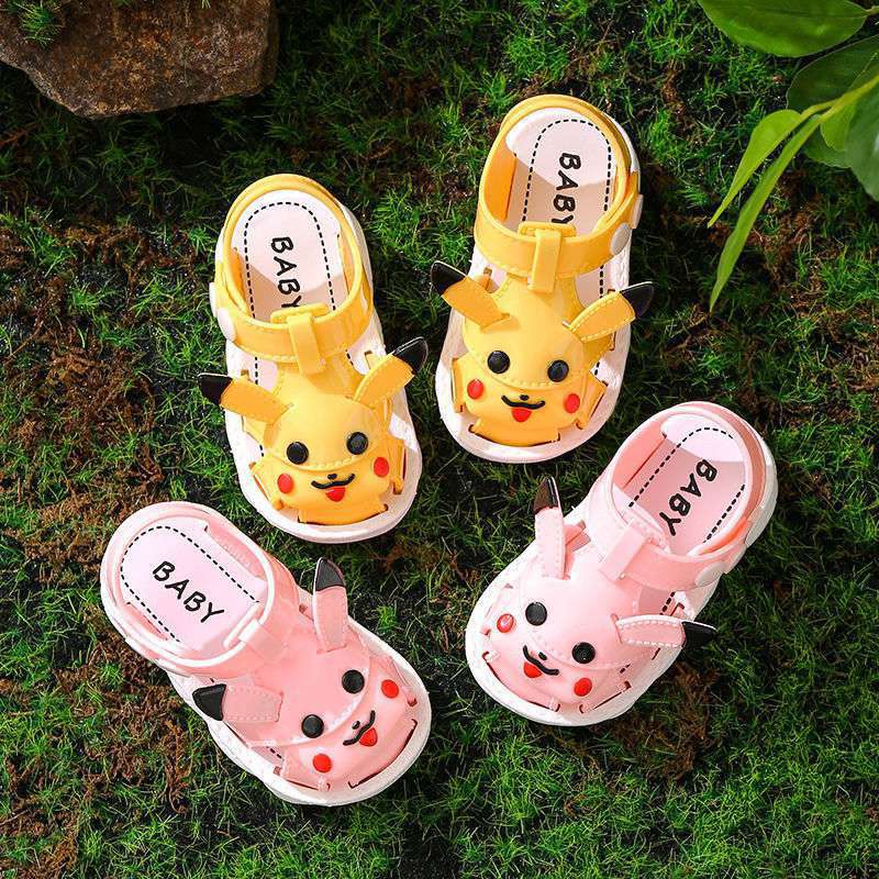 Sandal pikachu cho bé mẫu mới siêu đáng yêu êm chân chống trượt - TT351