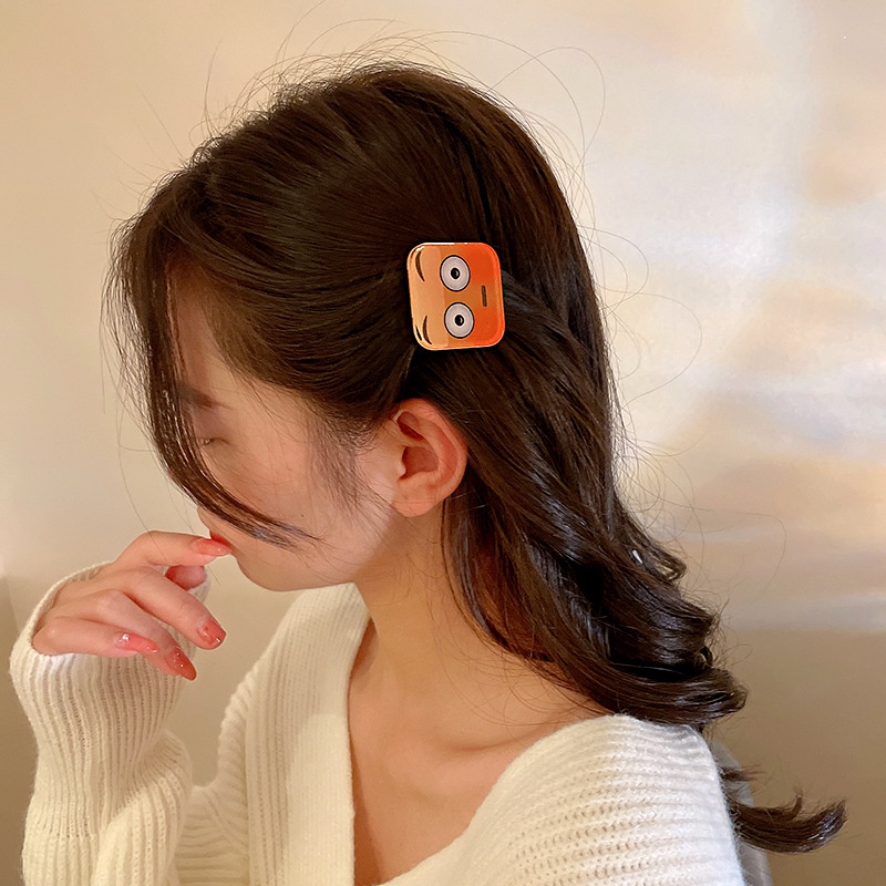 Kẹp tóc hình mặt cười phong cách Hàn Quốc cho nữ