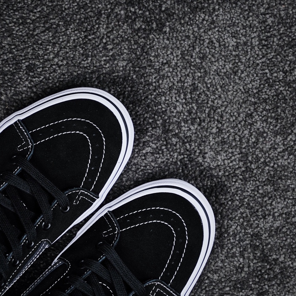 Giày Thể Thao Vans Sk8-Low Màu Xanh Lá Đậm In Họa Tiết Hoạt Hình graffiti Thời Trang Cho Nam Và Nữ-1858