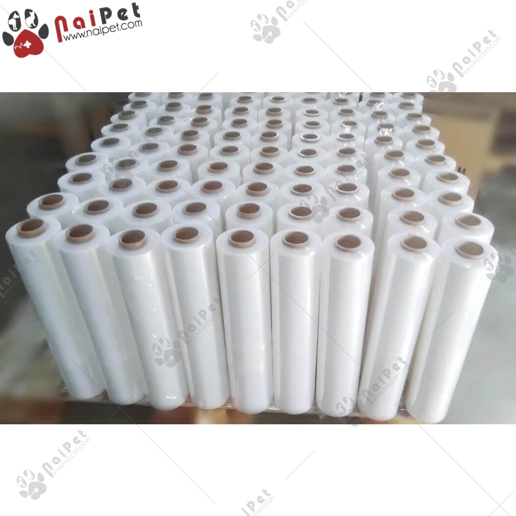 Màng PE Màng Chít Màng Nilon Bọc Hàng Bọc Thực Phẩm Khổ 50cm Cuộn 5kg