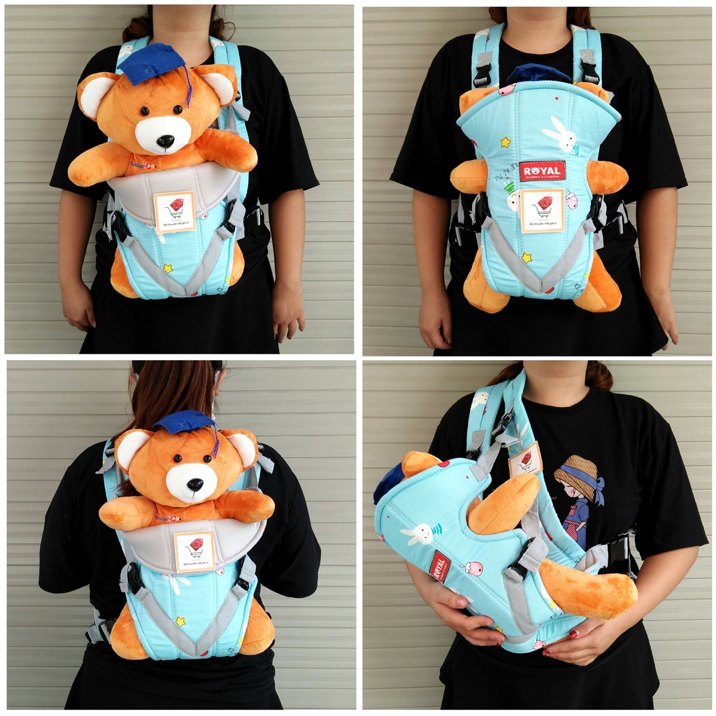 Địu em bé 4 tư thế Royal cho bé sơ sinh Nutifood