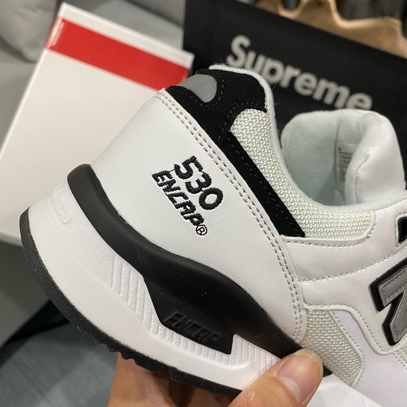GIÀY NEW.BALANCE 530 ECAP WHITE BLACK LAI AU