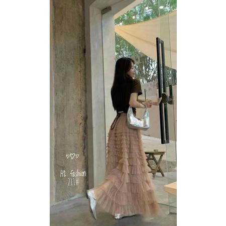 Chân Váy Tầng dáng Dài siêu Hot 2022 b185