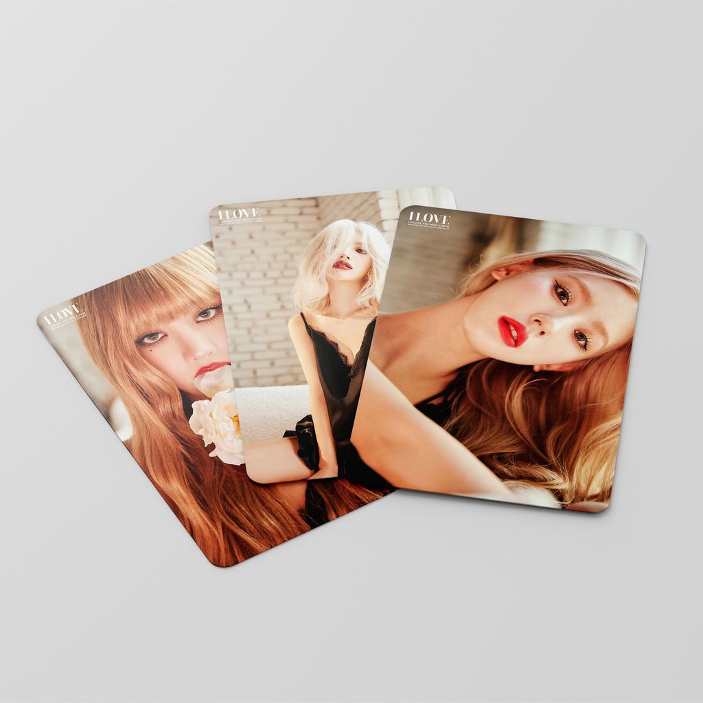 KPOP I-DLE Album I LOVEPhotocard 2022 Latest GIDLE《Just Me I-DLE》Lomo Card