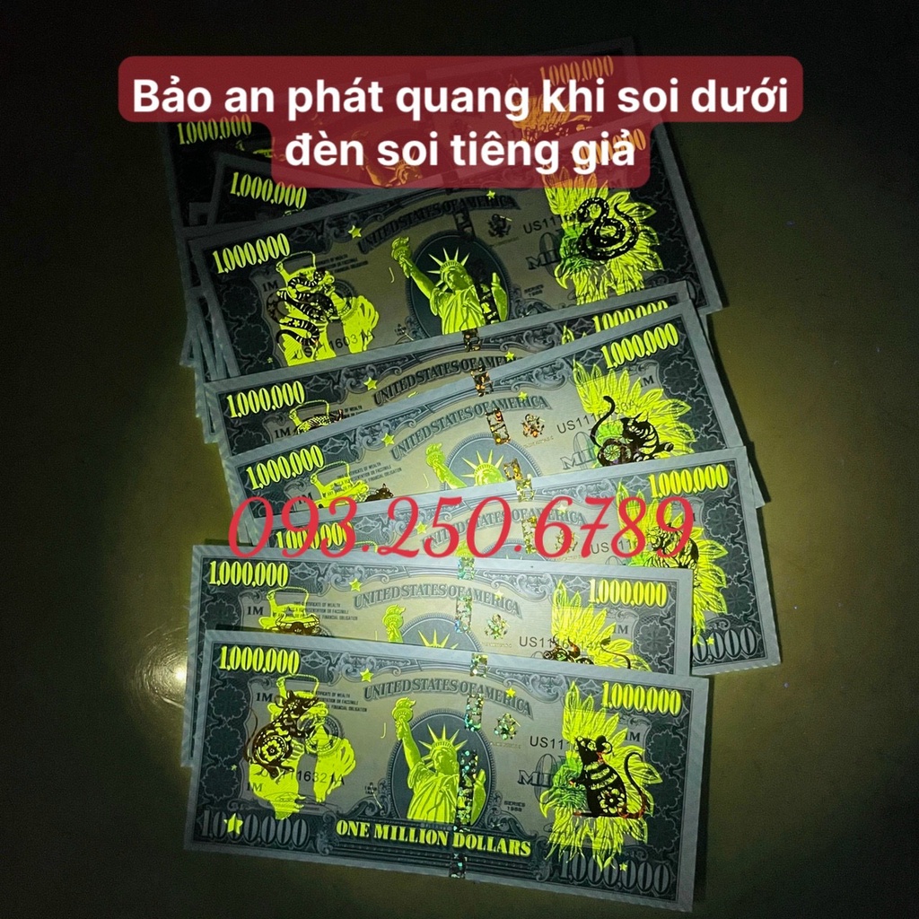 Tiền 12 con giáp TUỔI RỒNG 1 triệu dollars 12 Con Giáp Mạ Vàng lưu niệm của Mỹ cực độc