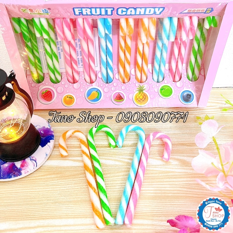 Kẹo gậy giáng sinh Noel cây lớn 30g cho bé | Ăn vặt trẻ em Tano