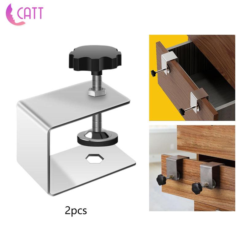 Set 2 Kẹp Cố Định Điều Chỉnh Đồ Gỗ Bằng Thép Không Gỉ Dadada1