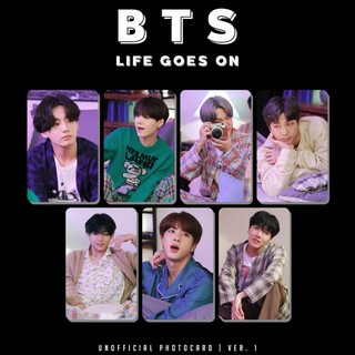 Set 7 card bts life goes on - unofficial