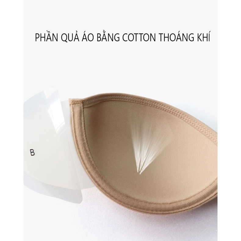 Áo Lót Dán Cotton Đệm Mỏng Có Gọng Nâng Ngực Cao Cấp B512