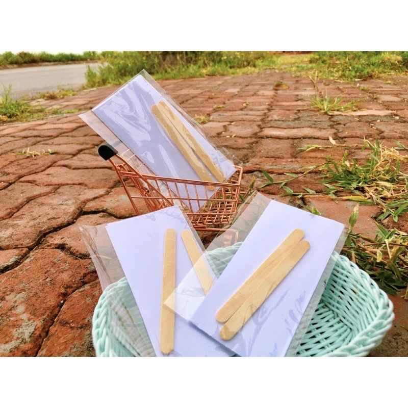 Set Giấy Wax Lông Và Que Gỗ