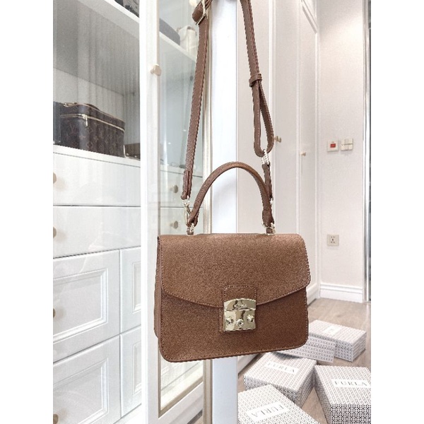 Túi xách nữ Fu...Sz23cm lót vải tăm.5 màu fullbox sang chản