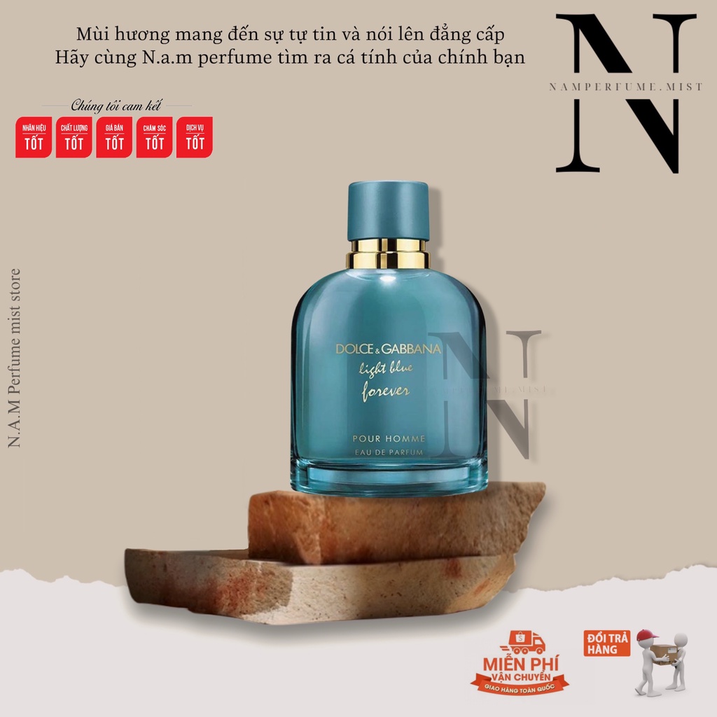 𝗗 & 𝗚 Light Blue Forever Pour Homme | Nước hoa nam | Trẻ trung , Năng động , Tươi mát