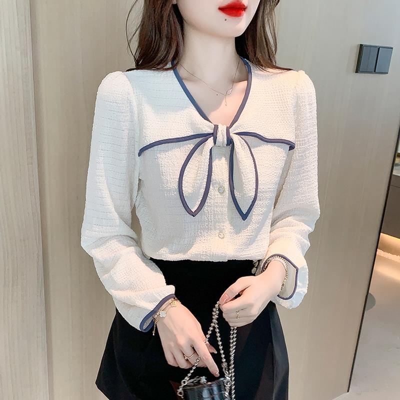 Áo Sơ Mi Chiffon Tay Dài Thời Trang Mùa Thu Dành Cho Nữ